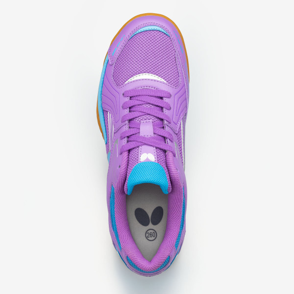 Butterfly Lezoline Reiss Shoes: Top Profile of Purple Reiss Shoe